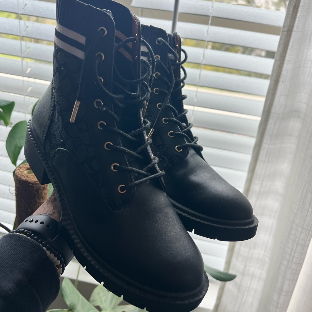 Coach Signature Knit Livia Bootie
